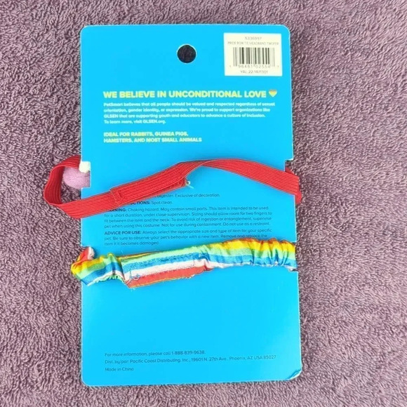 Pride Themed Small Animal Accessories & Cupcake Shaped Chew Toy - Picture 5 of 8